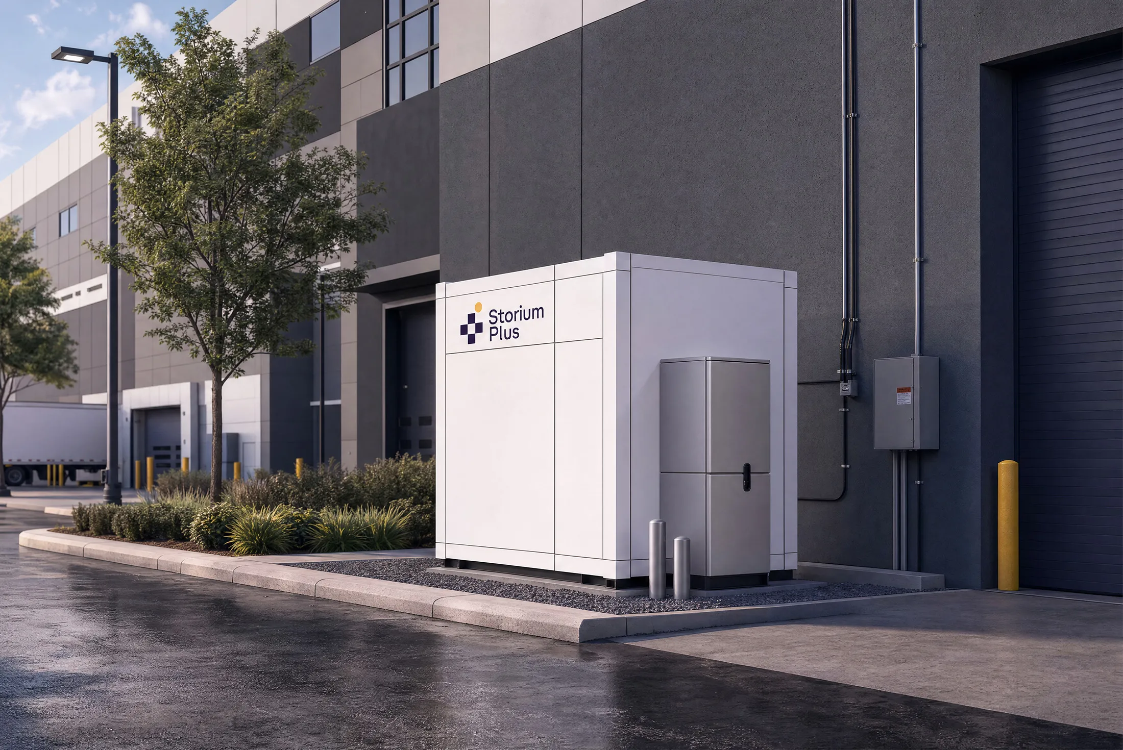 Modulair batterij- en sturingssysteem voor bedrijfslocaties met hoge energiebehoeftes