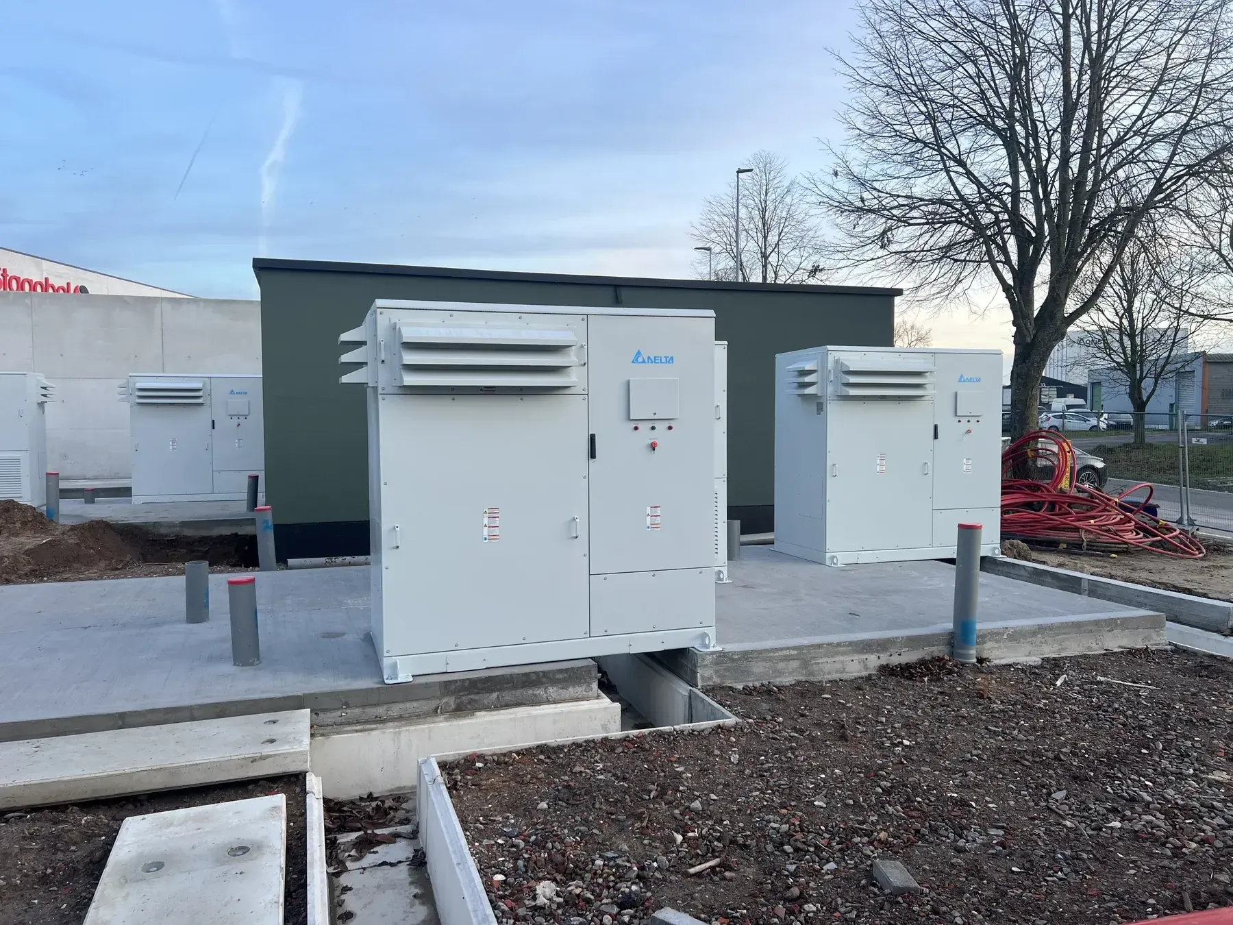 Grootschalig batterijpark in Deinze